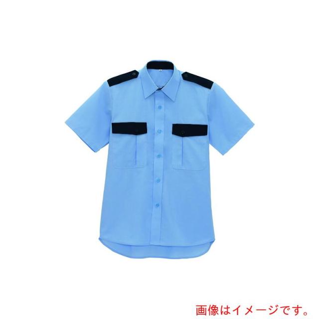 アイトス（AITOZ）　半袖シャツ　ライトサックス　６Ｌ　【品番：67036-037-6L】