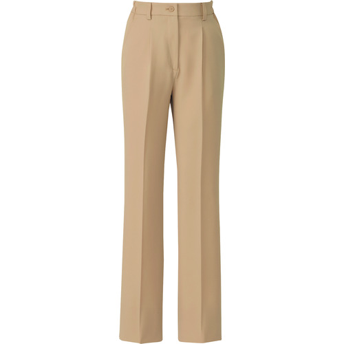 アイトス（AITOZ）　レディースシャーリングパンツ（１タック）　モカ　ＳＳ　【品番：7644-032-SS】