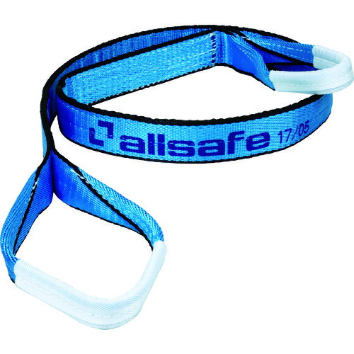 オールセーフ（allsafe）　オールセーフスリングベルト３Ｅ５０ｘ１０ｍ　スカイブルー　【品番：AS3E50-100】
