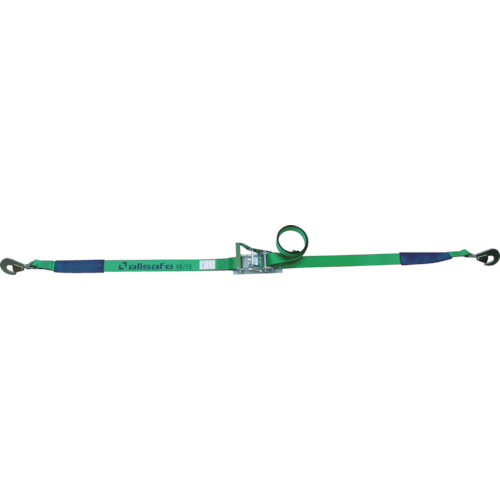 オールセーフ（allsafe）　ベルト荷締機　ラチェット式ツイストスナップフック仕様（重荷重）　【品番：R5TH15】
