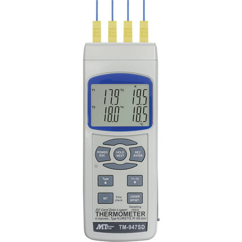 アズワン　ＡＳ　データロガー温度計　ＴＭ?９４７ＳＤ　【品番：1-1450-01】