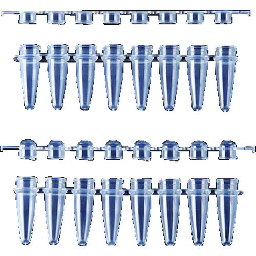 アズワン　ＡＳ　ＰＣＲチューブ　０．２ｍｌ８連フラット　【品番：1-1599-03】
