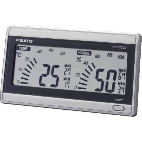 アズワン　ＡＳ　デジタル温湿度計　ＰＣ?７７００ＩＩ　【品番：2-6297-01】 6,418円
