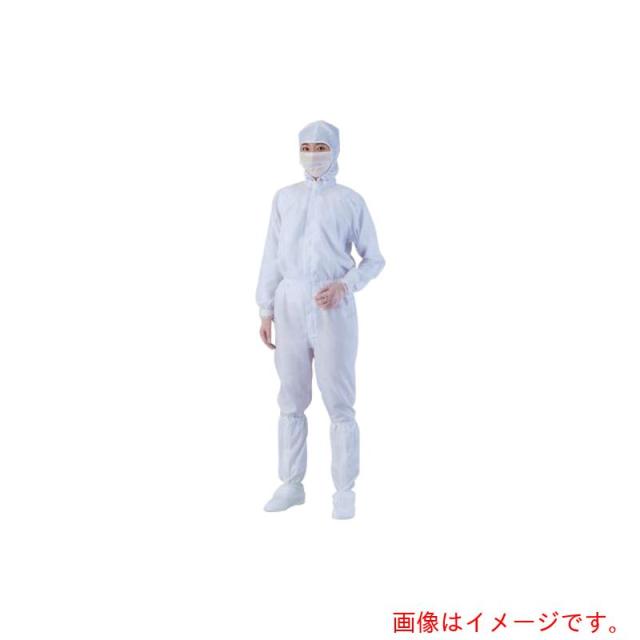 アズワン　ＡＳ　ＡＳ１４０３白ＬＬ　フード一体ツナギ服　【品番：4-2370-04】 10,252円