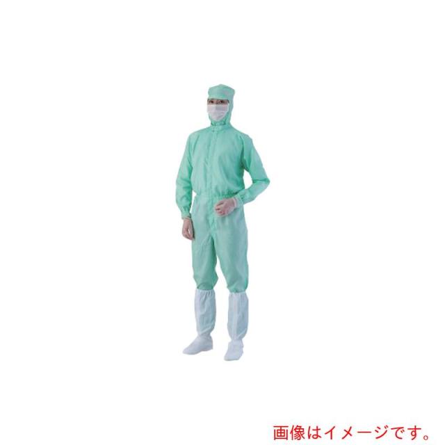アズワン　ＡＳ　緑ＬＬ　異物混入対策ツナギ服ＡＳ１４０１　【品番：4-2381-04】