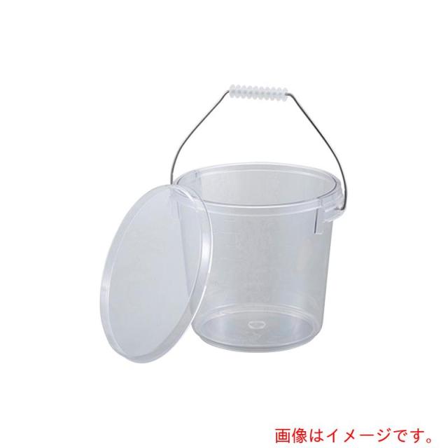 アズワン　ＡＳ　ポリカーボ蓋付バケツ１０Ｌ　【品番：4-4015-02】