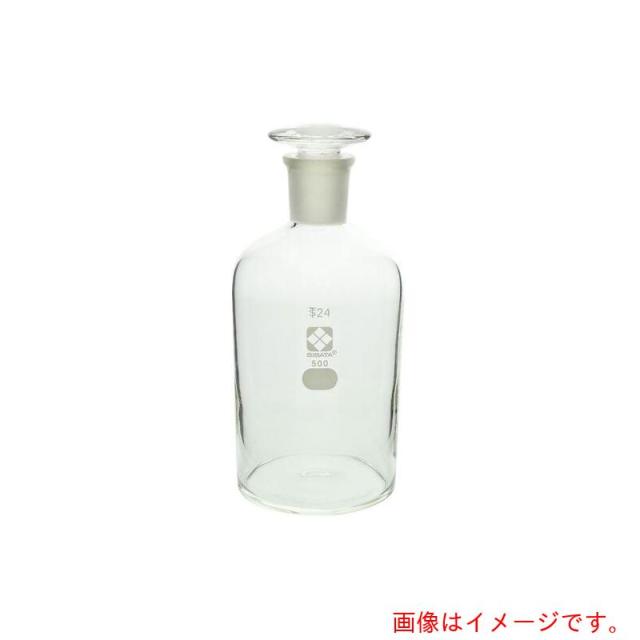アズワン　ＡＳ　共通摺合わせ細口試薬瓶白色５００ｍｌ　【品番：4-5033-05】