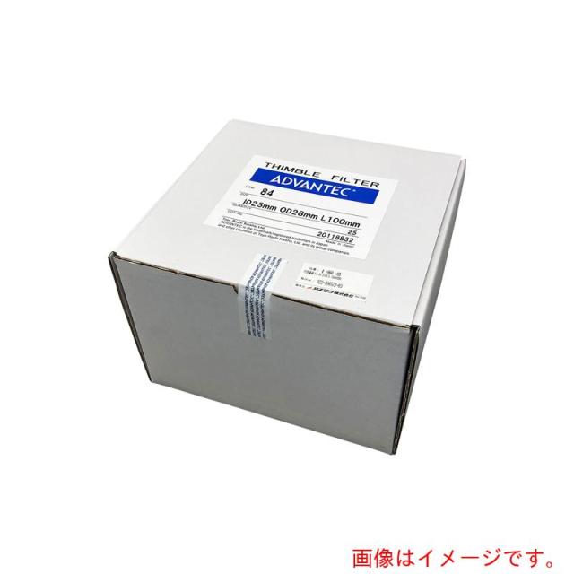 アズワン　ＡＳ　円筒濾紙　ＩＤ２５ｍｍＯＤ２８ｍｍＬ１００ｍｍ　【品番：4-860-05】