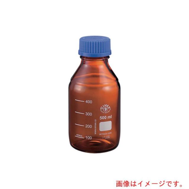 アズワン　ＡＳ　ネジ口瓶２０７０　Ｍ／５００ＳＣＣ褐色　【品番：4-925-03】