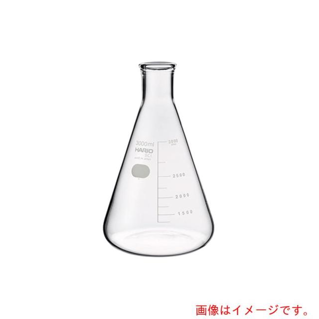 アズワン　ＡＳ　三角フラスコ３０００ｍｌシバタ　【品番：6-017-08】