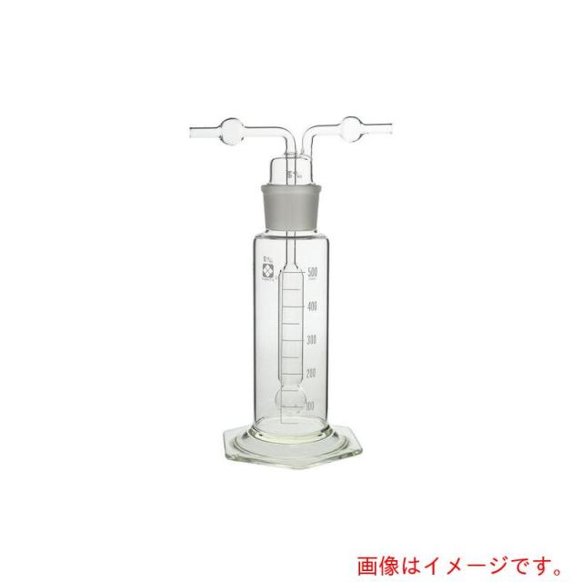 アズワン　ＡＳ　０１４６４０?５００ガス洗浄びん５００　【品番：61-4424-66】