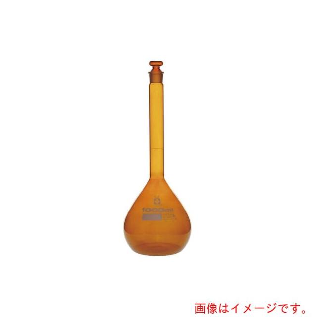 アズワン　ＡＳ　メスフラスコ茶１０００ｍｌシバタ　【品番：6-241-10】