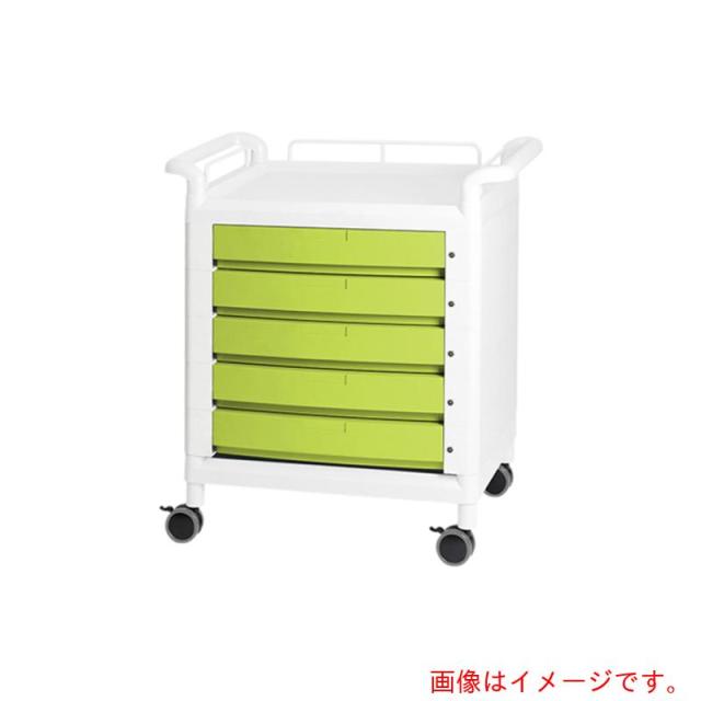 アズワン　ＡＳ　モバイルマルチカートＤ２１ＧＨＷグリーン　【品番：7-4873-03】