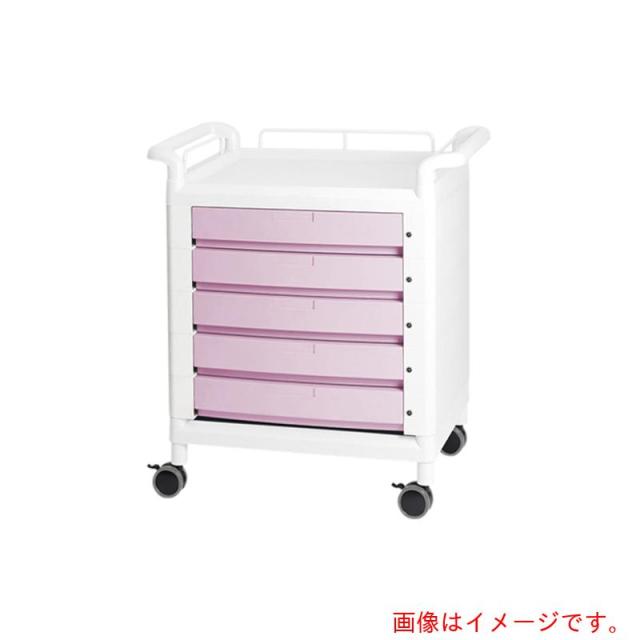 アズワン　ＡＳ　モバイルマルチカートＤ２１ＰＨＷピンク　【品番：7-4873-04】