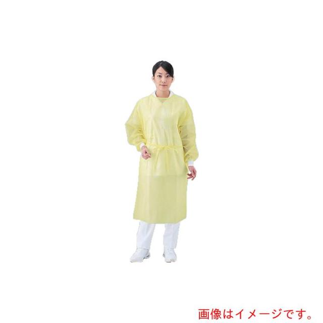 アズワン　ＡＳ　アイソレーションガウン　クール　イエロー　５０枚入り　【品番：8-2269-11】