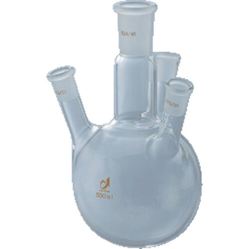 アズワン　ＡＳ　共通摺合四口フラスコ００８２?０７?１０　【品番：1-4362-01】