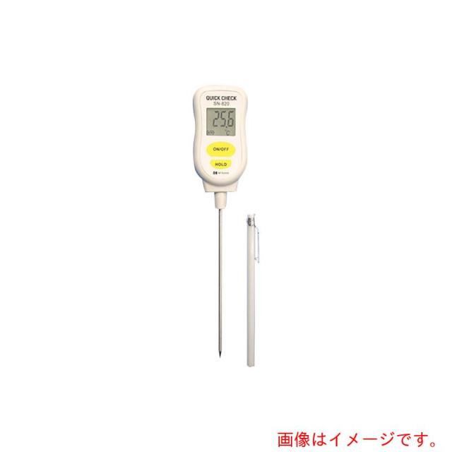 アズワン　ＡＳ　芯温計クイックチェックＳＮ?８２０校正付　【品番：1-5005-01-20】