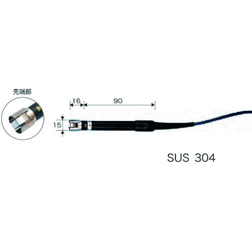 アズワン　ＡＳ　センサプローブＩＫ５００表面温度測定用　【品番：1-5522-05】