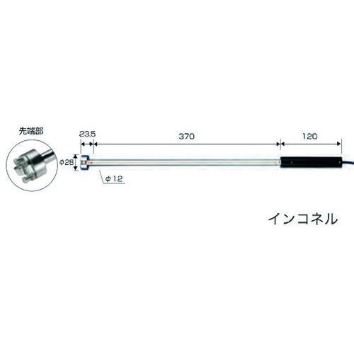 アズワン　ＡＳ　センサプローブＩＫ１０００表面温度測定用　【品番：1-5522-06】