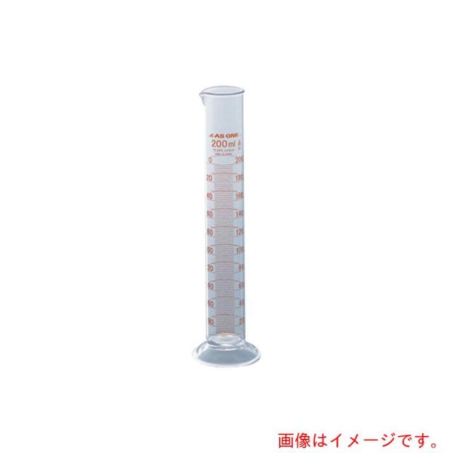 アズワン　ＡＳ　メスシリンダー２００ｍｌ　ＪＣＳＳ校正付　【品番：1-8562-07-24】