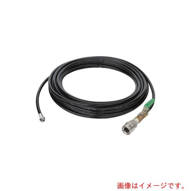 アサダ　Asada　１／４洗管ホース　コック無　２０ｍ　ＳＵＳワンタッチカプラ仕様　【品番：HD03211】