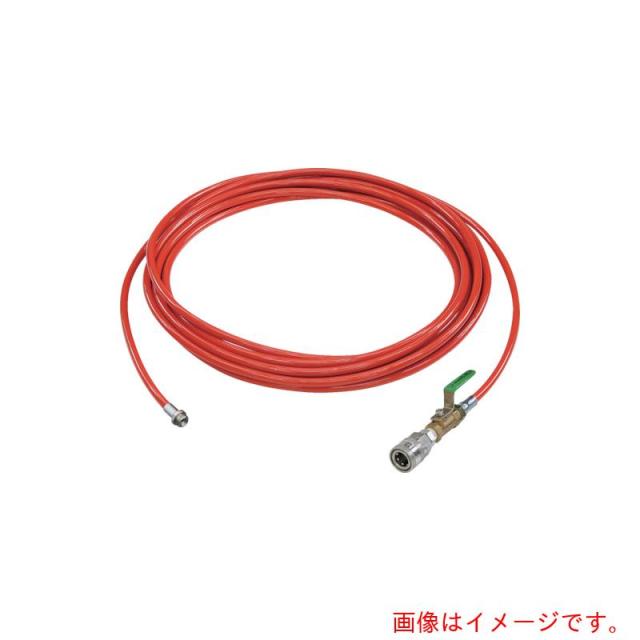 アサダ　Asada　１／４ＰＵ洗管ホース　コック付　１０ｍ　クイックカプラ仕様　【品番：HD03222】