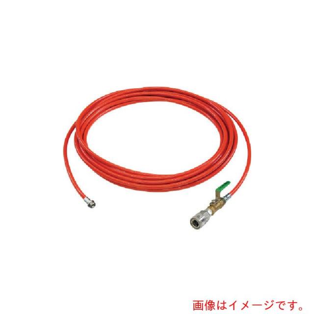 アサダ　Asada　１／４ＰＵ洗管ホース　コック付　１０ｍ　ＳＵＳワンタッチカプラ仕様　【品番：HD03226】