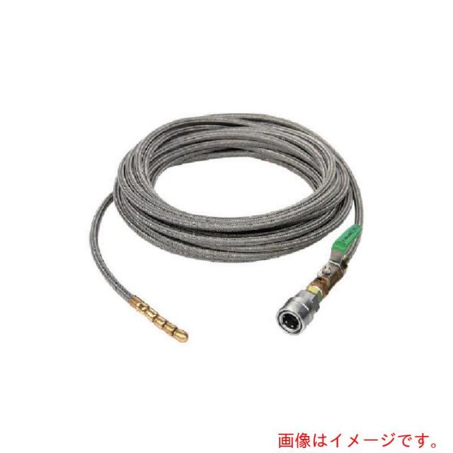 アサダ　Asada　ＳＵＳ洗管ホース　エンジン式吐出量２１Ｌ／分用　１０ｍ　ワンタッチＣ　【品番：HD08009】