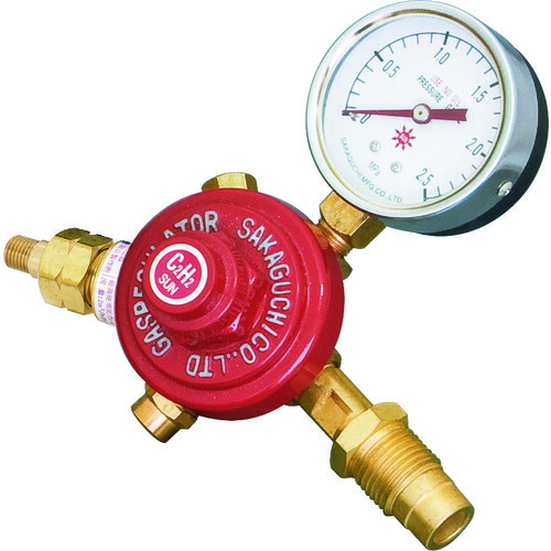 アサダ　Asada　アセチレン用調整器　ねじ付　【品番：PZ3867955】