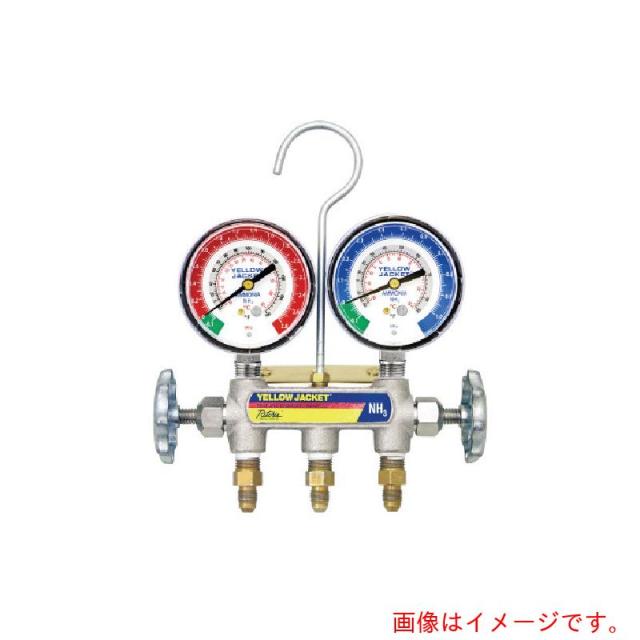 アサダ　Asada　アンモニア用１／４　マニホールド　本体のみ　【品番：Y40192】