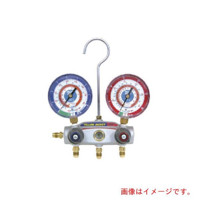 アサダ　Asada　Ｒ４０７Ｃ等用タイタンマニホールド　標準ホース仕様　ケース付　【品番：Y40927C】