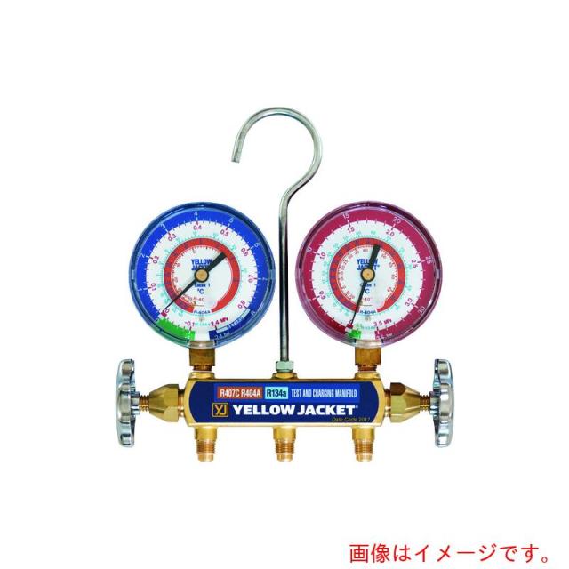 アサダ　Asada　Ｒ４０７Ｃ等用マニホールドキット　１５２ｃｍケース付　【品番：Y40973C】