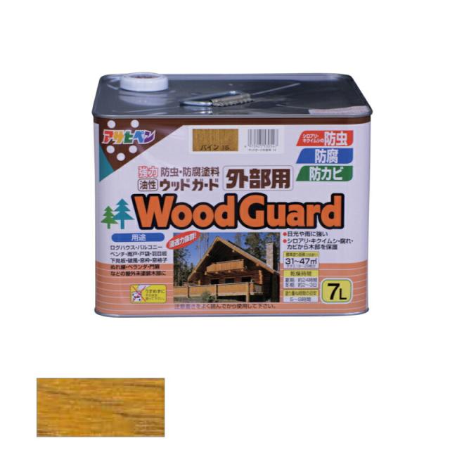 アサヒペン 油性 材木かばい立て外の方用 7L 15 パイン 【品番：4970925530547】