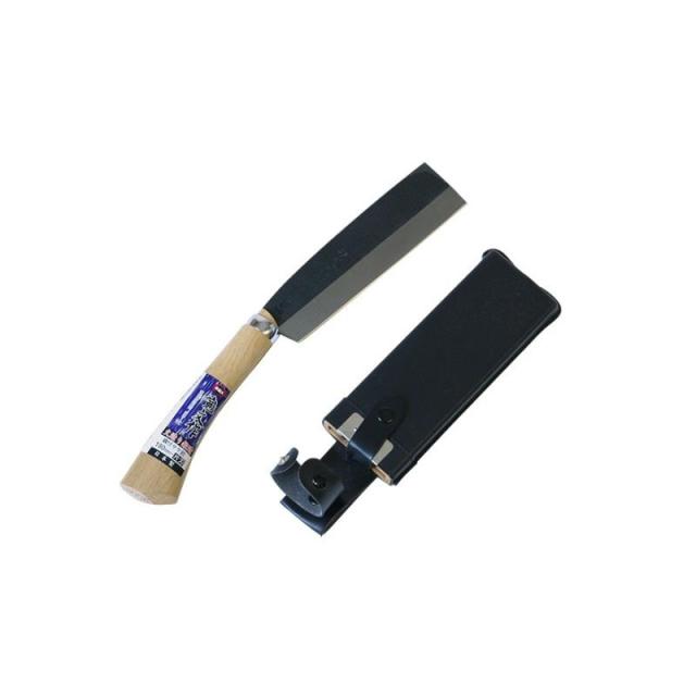 浅香工業　宝長久寛文作 鋼付サヤ鉈 180mm片刃　【品番：190118】【JAN：4960517190112】