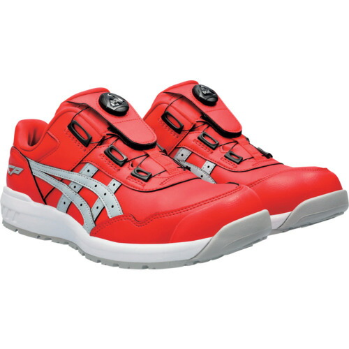 アシックス　ASICS　ウィンジョブ　ＣＰ３０６　ＢＯＡ　クラシックレッド／ピエドモントグレー　２５．０ｃｍ　【品番：1273A029.600-25.0】
