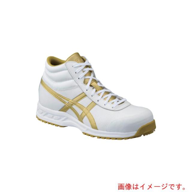 アシックス　ASICS　ウィンジョブ　７１Ｓ　ホワイト×ゴールド　２５．５ｃｍ　【品番：FFR71S.0194-25.5】