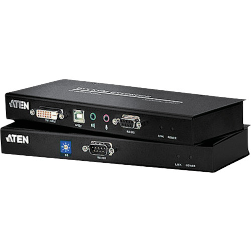 ATENジャパン　ATEN　ＫＶＭエクステンダー　ＤＶＩ／ＵＳＢ／シングルリンク対応　【品番：CE600】