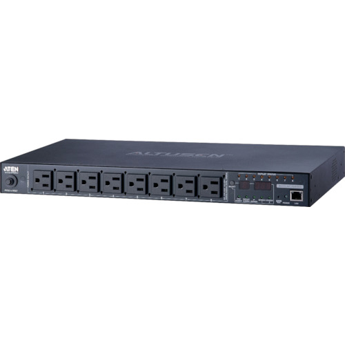 ATENジャパン　ATEN　ｅｃｏ　ＰＤＵ　／入力１００Ｖ／最大１５Ａ／エネルギー管理機能搭載／８ポート　【品番：PE8108A】
