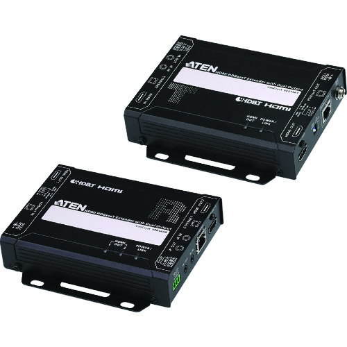 ATENジャパン　ATEN　ビデオ延長器／ＨＤＭＩ／４Ｋ対応／１ローカル・２リモート出力　【品番：VE814A】