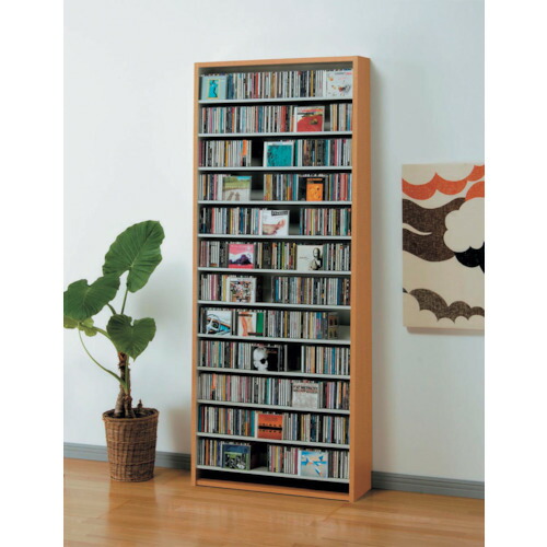 オークス　ＣＤ・ＤＶＤ収納　ＣＤストッカー　【品番：CS924-N】