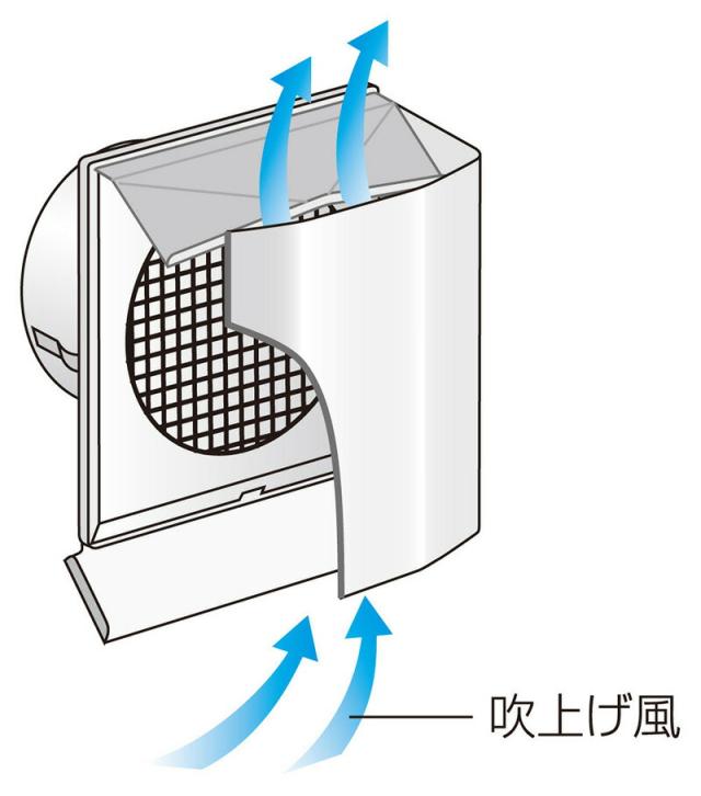 バクマ工業　フード・メッシュ脱着式 耐外風フード付換気口 ［防火ダンパー付］・ND-JKタイプ アミ付 200φ　シルバーメタリックライト　【品番：ND-200JK-A10-SL】