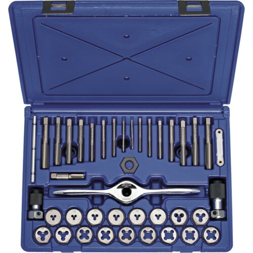 スタンレーブラック・アンド・デッカー（BLACK＋DECKER）　ＩＲＷＩＮ　ねじ山修正工具　ＰＴＳタップダイスセット（ＮＣ、ＮＦ、ＮＰＴ）　４０ｐｃｓ　【品番：1835091】
