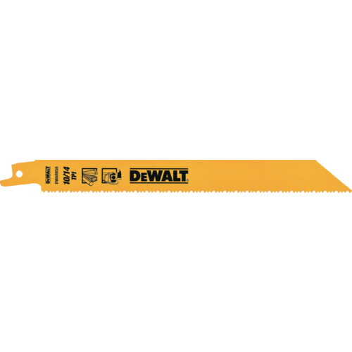 スタンレーブラック・アンド・デッカー（BLACK＋DECKER）　ＤＥＷＡＬＴ　レシプロソーブレード・セーバーソーブレード・レシプロソー替刃・セーバーソー替刃　セーバーソーブレード１０／１４山ｘ２００ｍｍ（１００枚）　【品番：DWAR850B100-JP】
