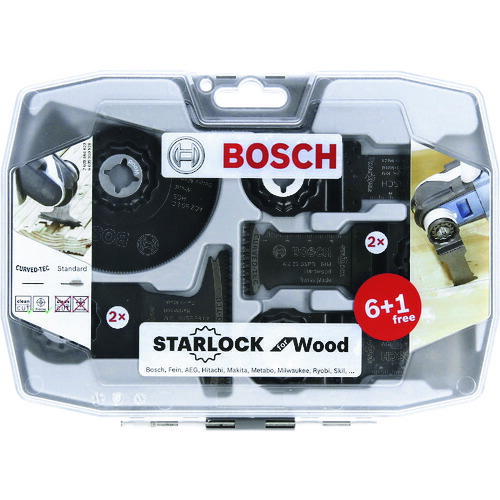BOSCH（ボッシュ）　マルチツールブレード（カットソー）スターロック　お買い得セット　木材専科　【品番：2608664623】
