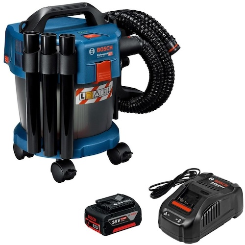 BOSCH（ボッシュ）　１８Ｖコードレスマルチクリーナー＋バッテリー充電器セット　【品番：GAS18V-10LPHSET】