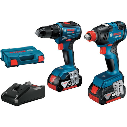 BOSCH（ボッシュ）　コンボキット　２ｉｎ１インパクト＋ドライバードリル　【品番：GDX18V200GSRN】
