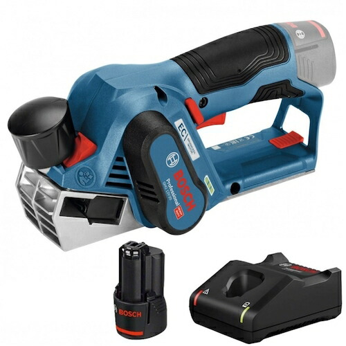 BOSCH（ボッシュ）　１０．８Ｖコードレスかんな＋バッテリー充電器セット　【品番：GHO10.8V-20HSET】