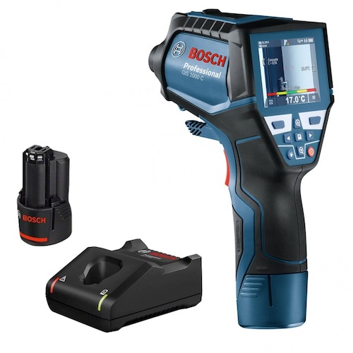 BOSCH（ボッシュ）　１０．８Ｖ放射温度計＋バッテリー充電器セット　【品番：GIS1000CNSET】