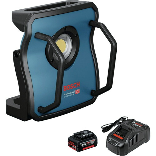 BOSCH（ボッシュ）　１８ＶコードレスライトＬＥＤ＋バッテリー充電器セット　【品番：GLI18V-10000CSET】