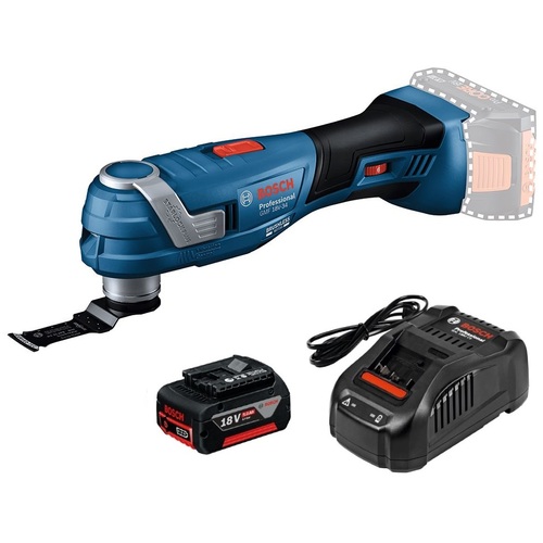BOSCH（ボッシュ）　コードレスマルチツール　１８Ｖ　バッテリー充電器セット　【品番：GMF18V-40H4SET】